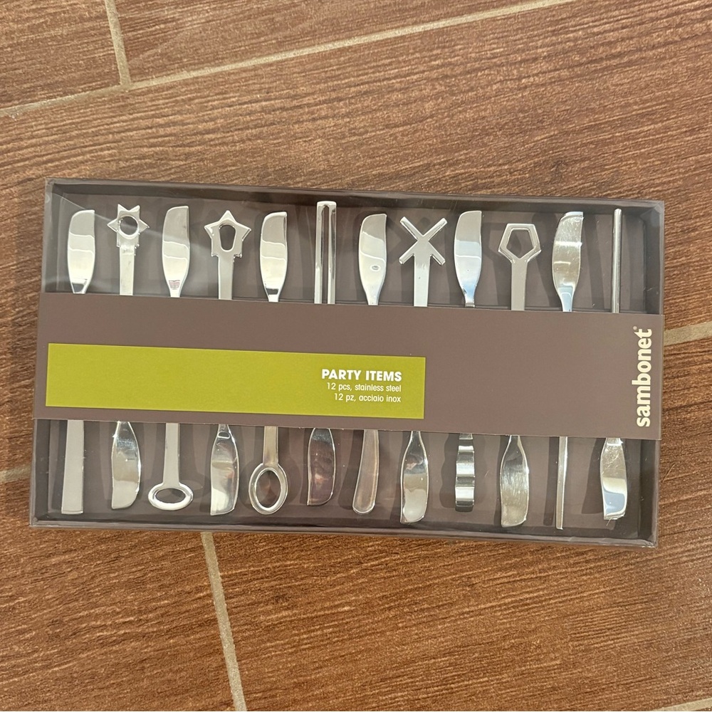 Sambonet Pezzi Spatoline Party Items Stainless Steel 12 pieces